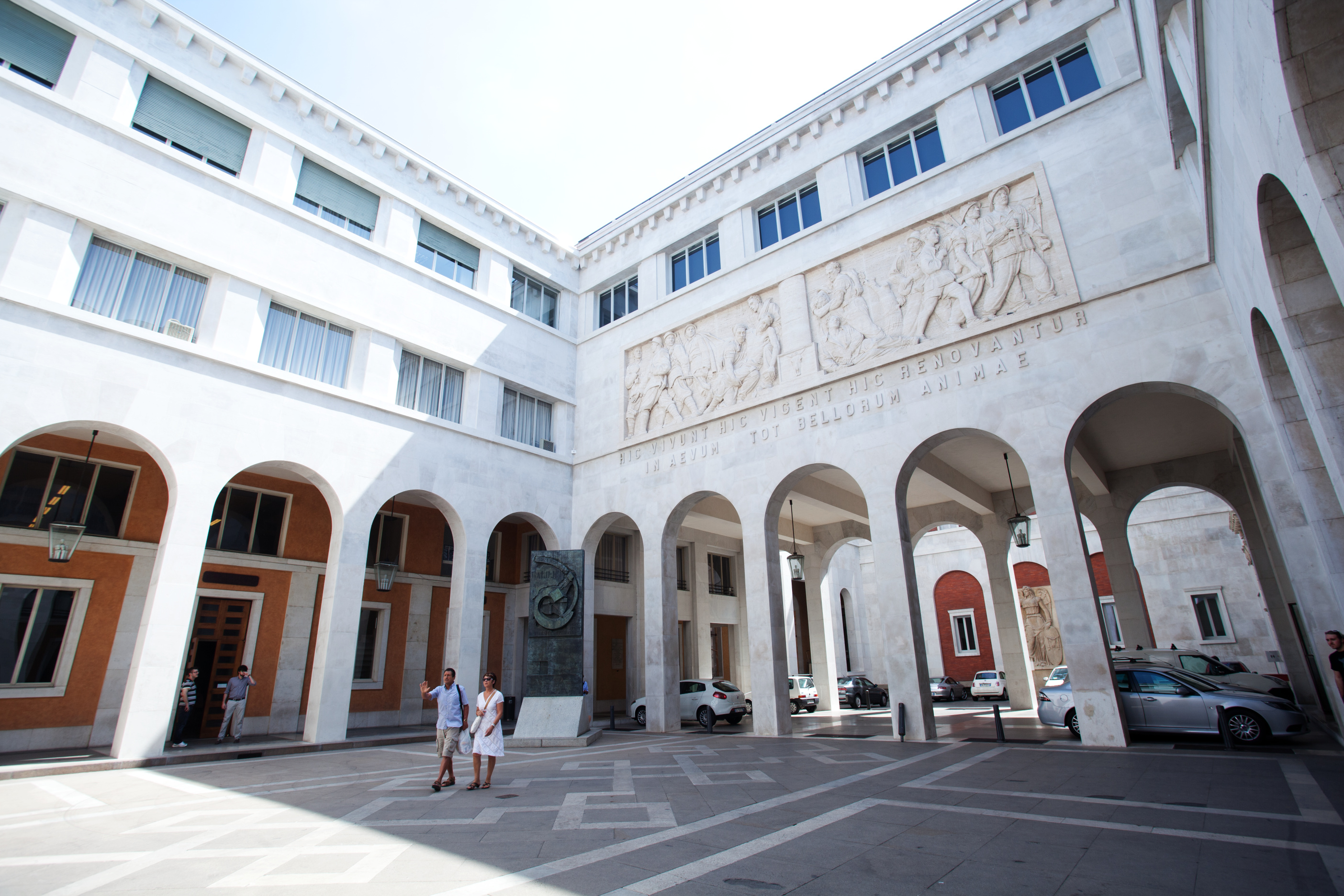 Cortile nuovo palazzo Bo