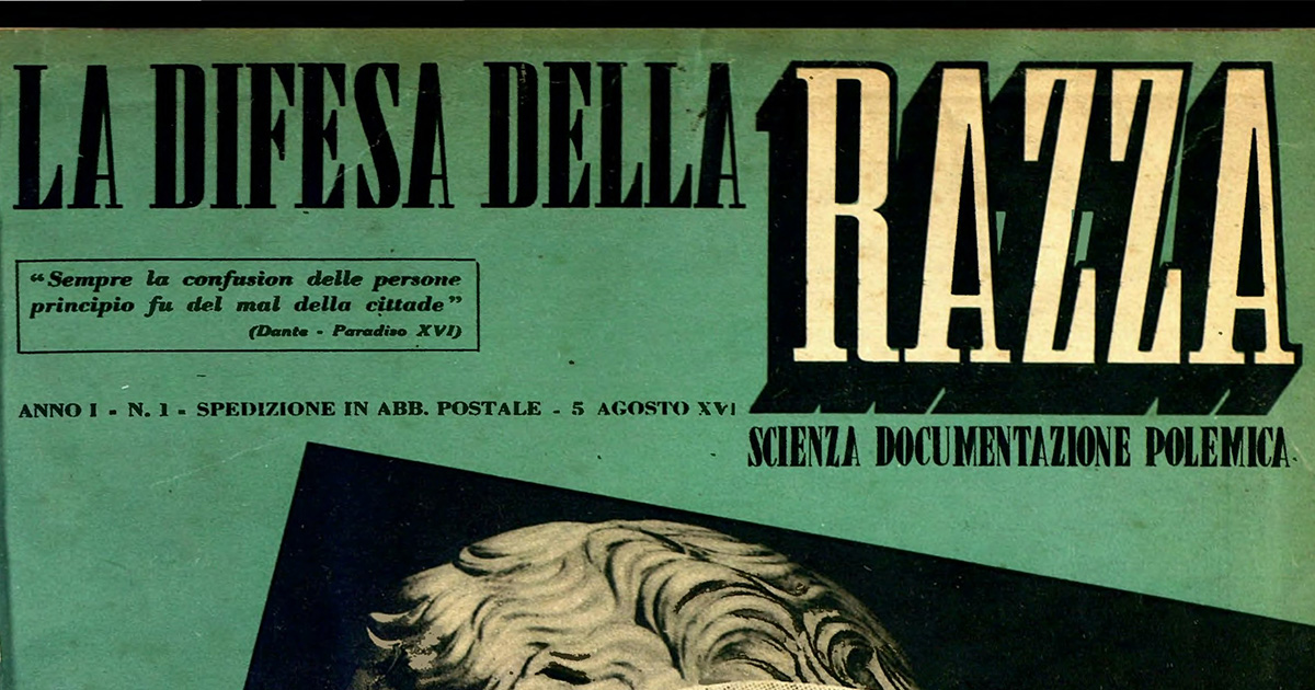 la difesa della razza