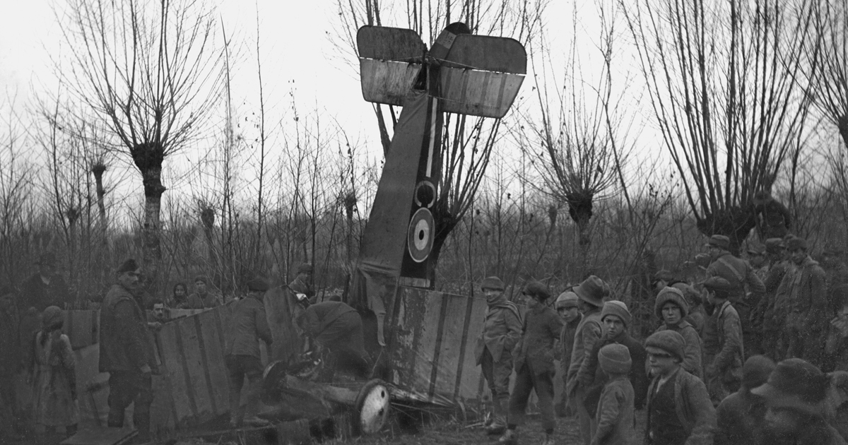 Periferia di Padova, caduta aereo, Gabinetto fotografico Musei Civici agli Eremitani