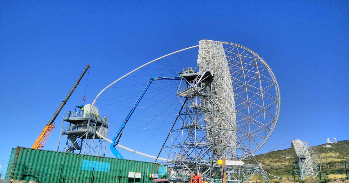 Il large sized telescope alle Canarie