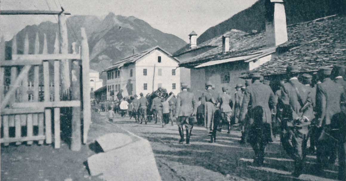 funerale in montagna