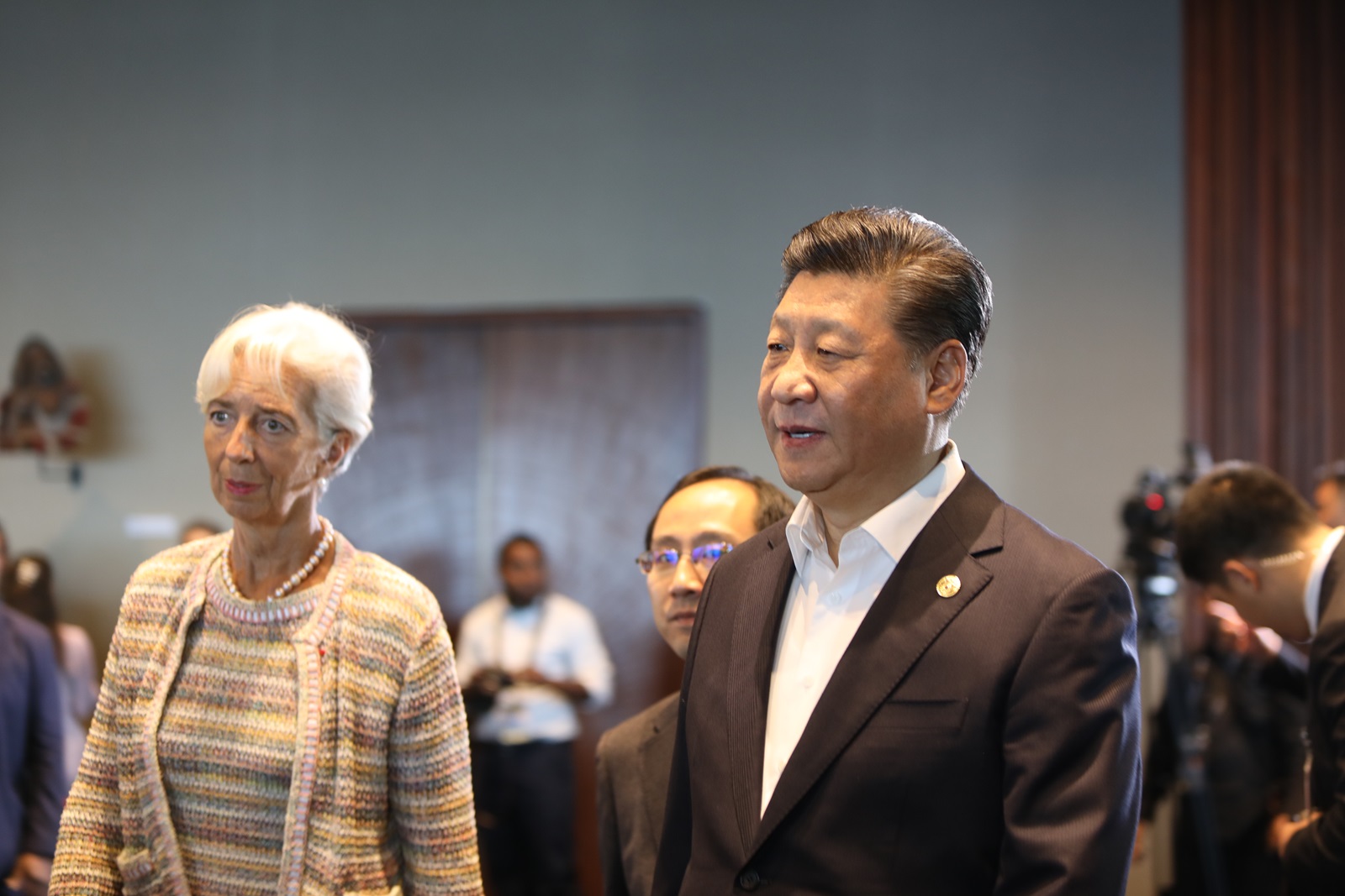 Lagarde e Xi