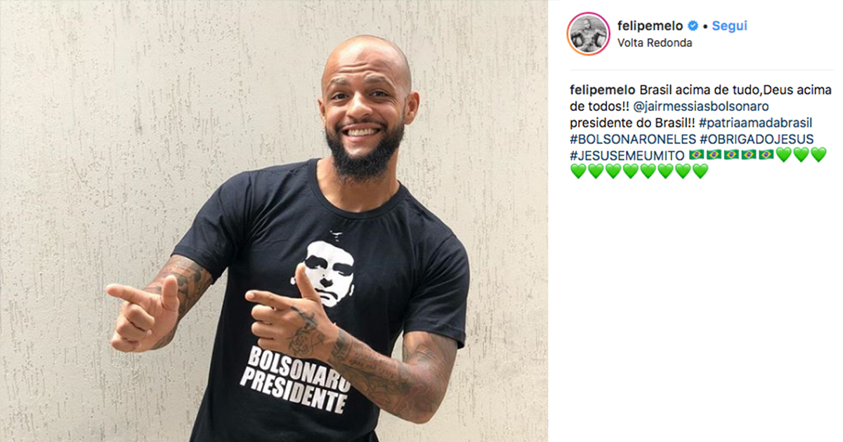 felipe melo bolsonaro brasile instagram