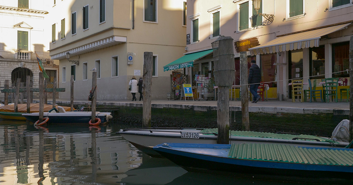 chioggia canali barca stazione idrobiologica