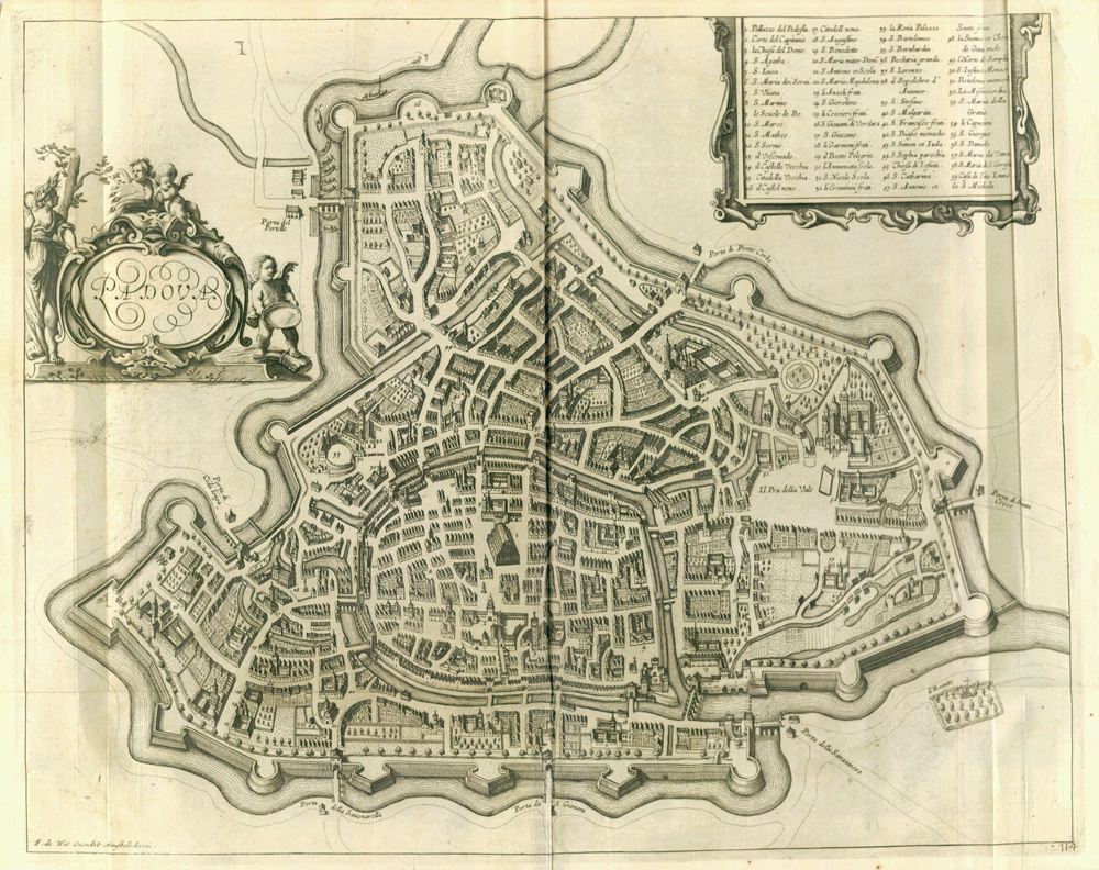 mappa padova