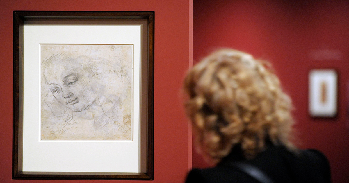 head of a woman, Verrocchio