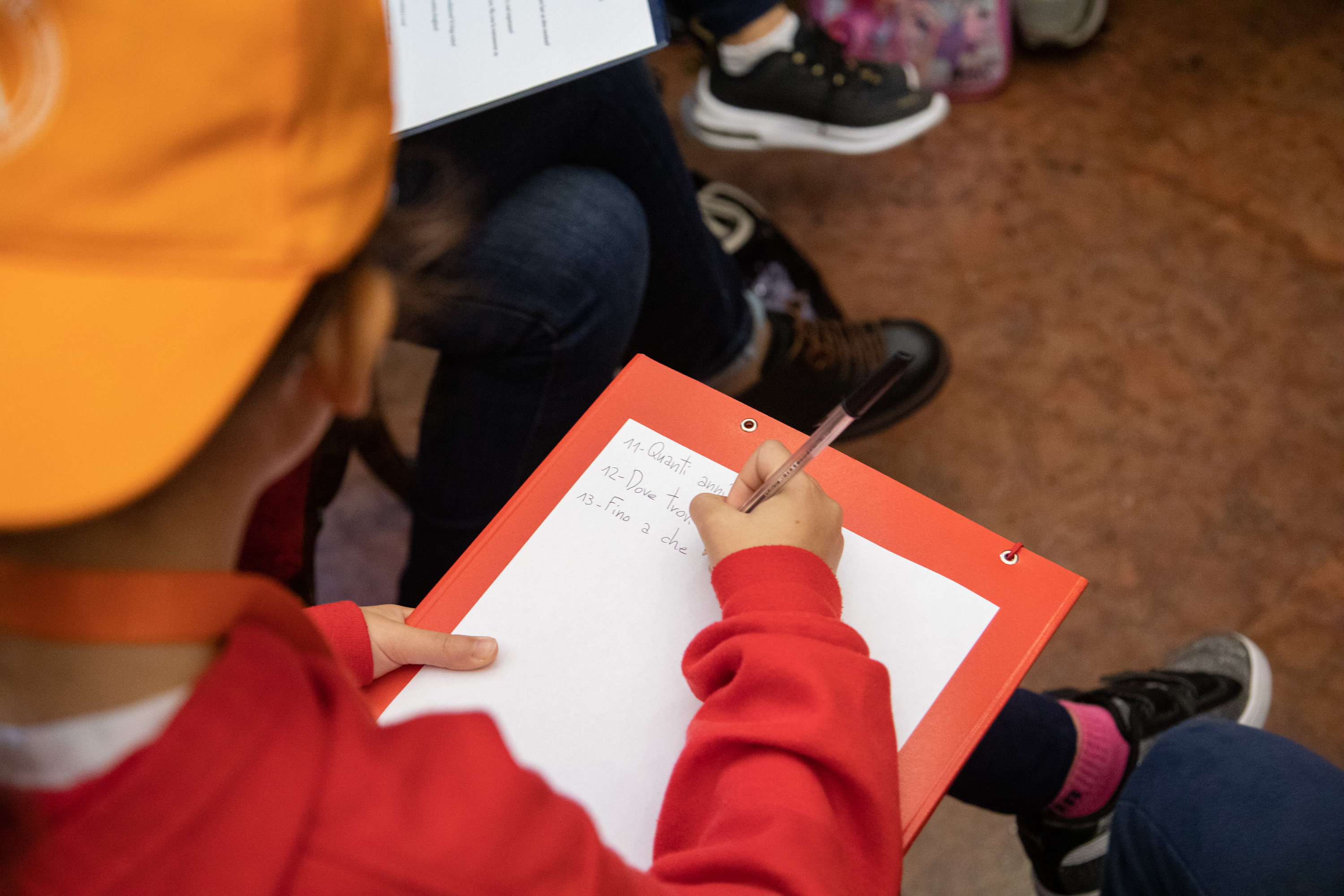 "Reporter per un giorno", Kids university 2019 - Archivio antico, Palazzo Bo, Università degli studi di Padova (foto: Andrea Signori)