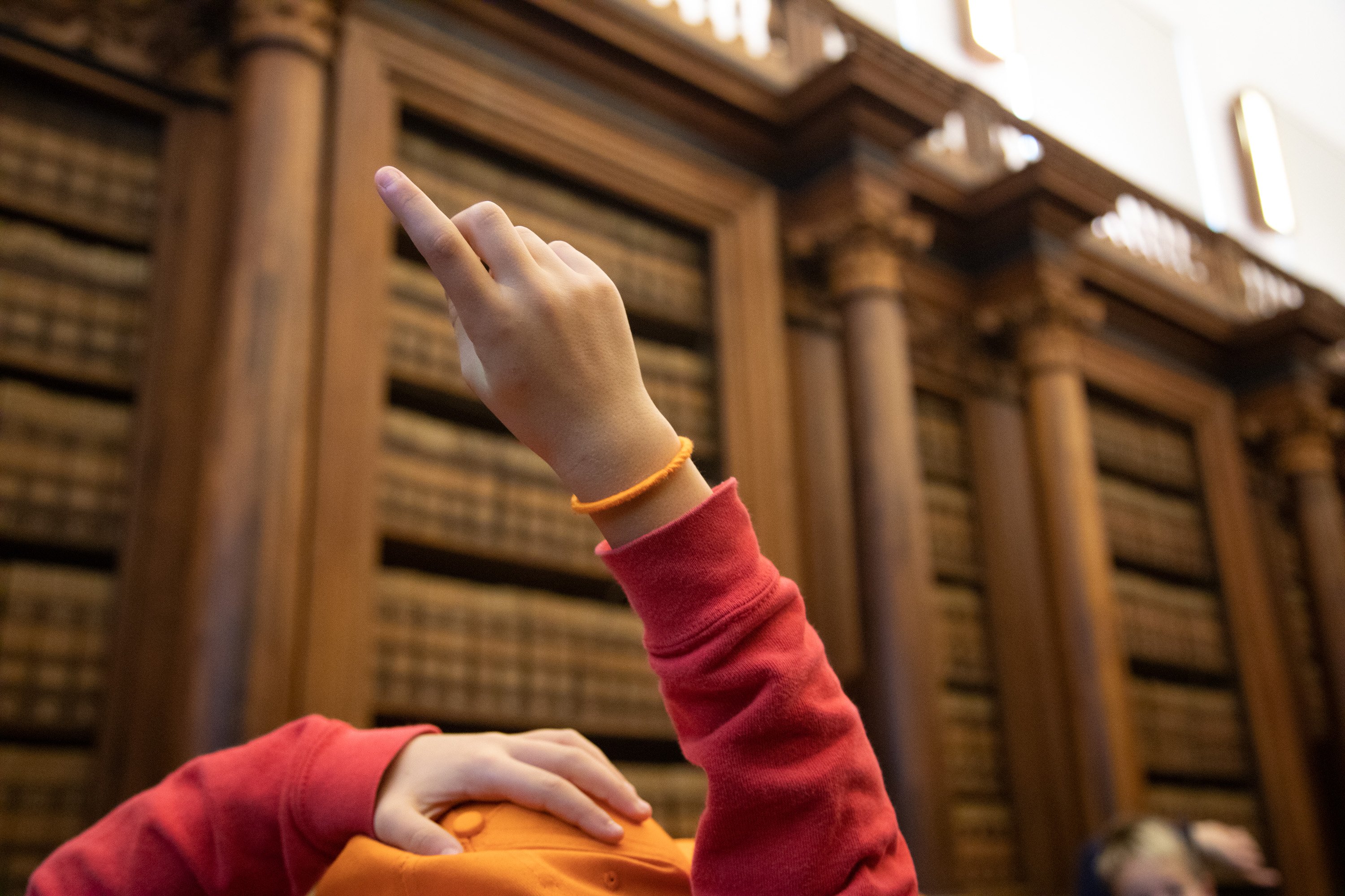 "Reporter per un giorno", Kids university 2019 - Archivio antico, Palazzo Bo, Università degli studi di Padova (foto: Andrea Signori)