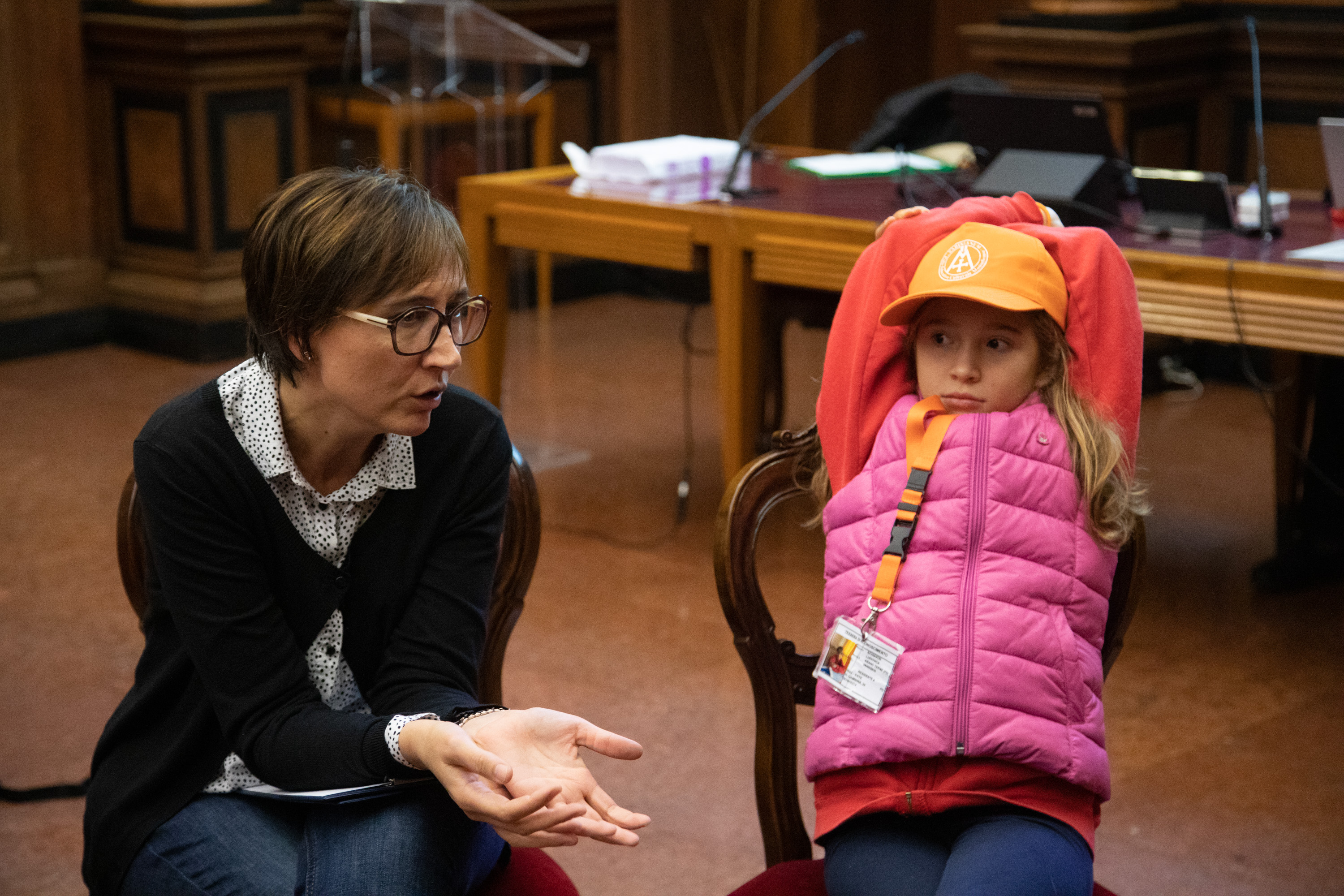 "Reporter per un giorno", Kids university 2019 - Archivio antico, Palazzo Bo, Università degli studi di Padova (foto: Andrea Signori)