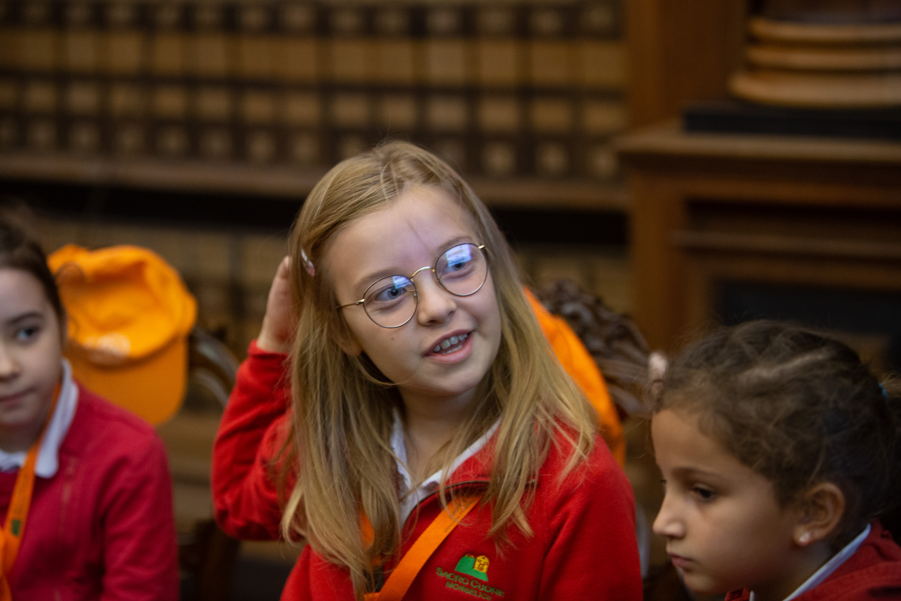 "Reporter per un giorno", Kids university 2019 - Archivio antico, Palazzo Bo, Università degli studi di Padova (foto: Andrea Signori)