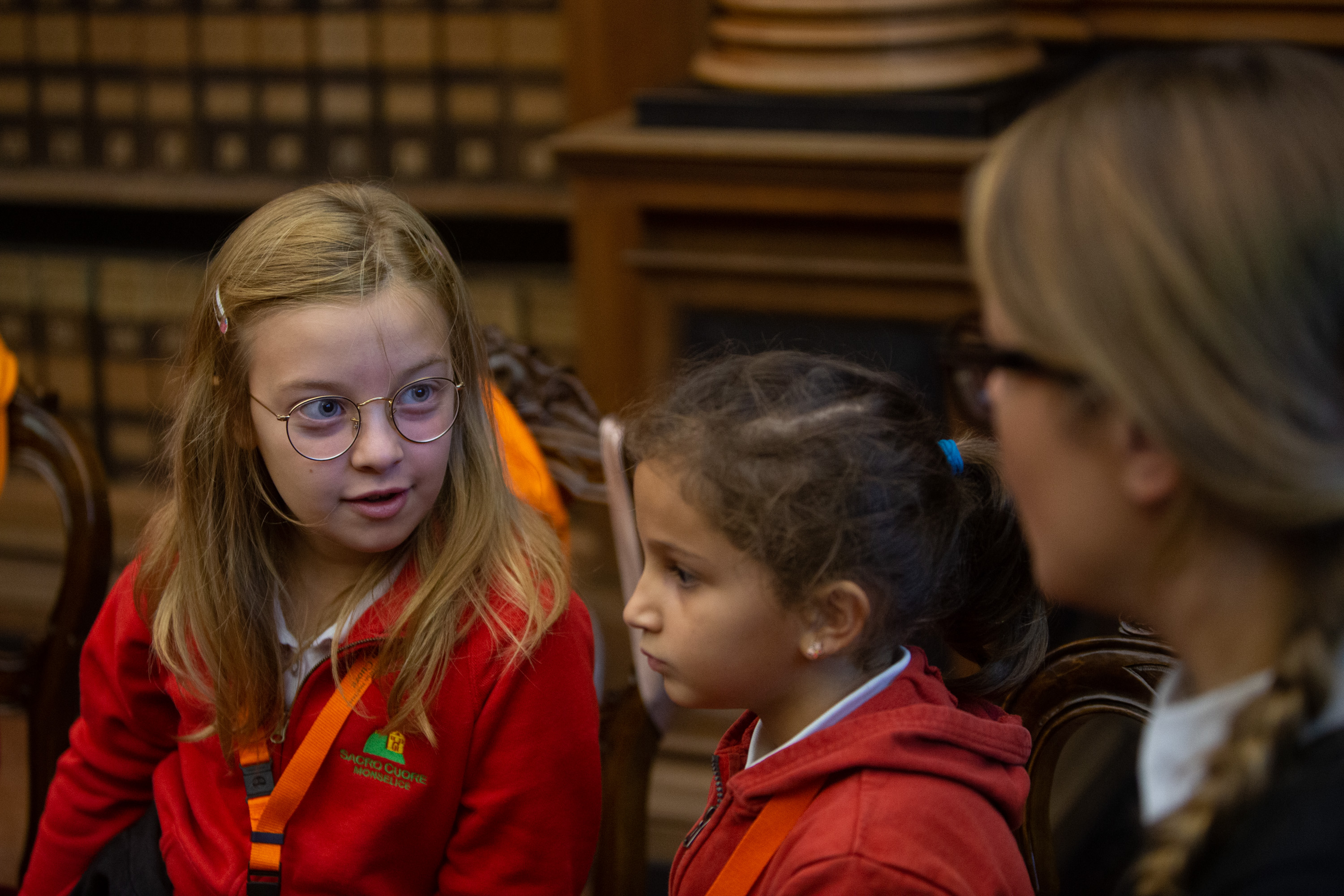 "Reporter per un giorno", Kids university 2019 - Archivio antico, Palazzo Bo, Università degli studi di Padova (foto: Andrea Signori)