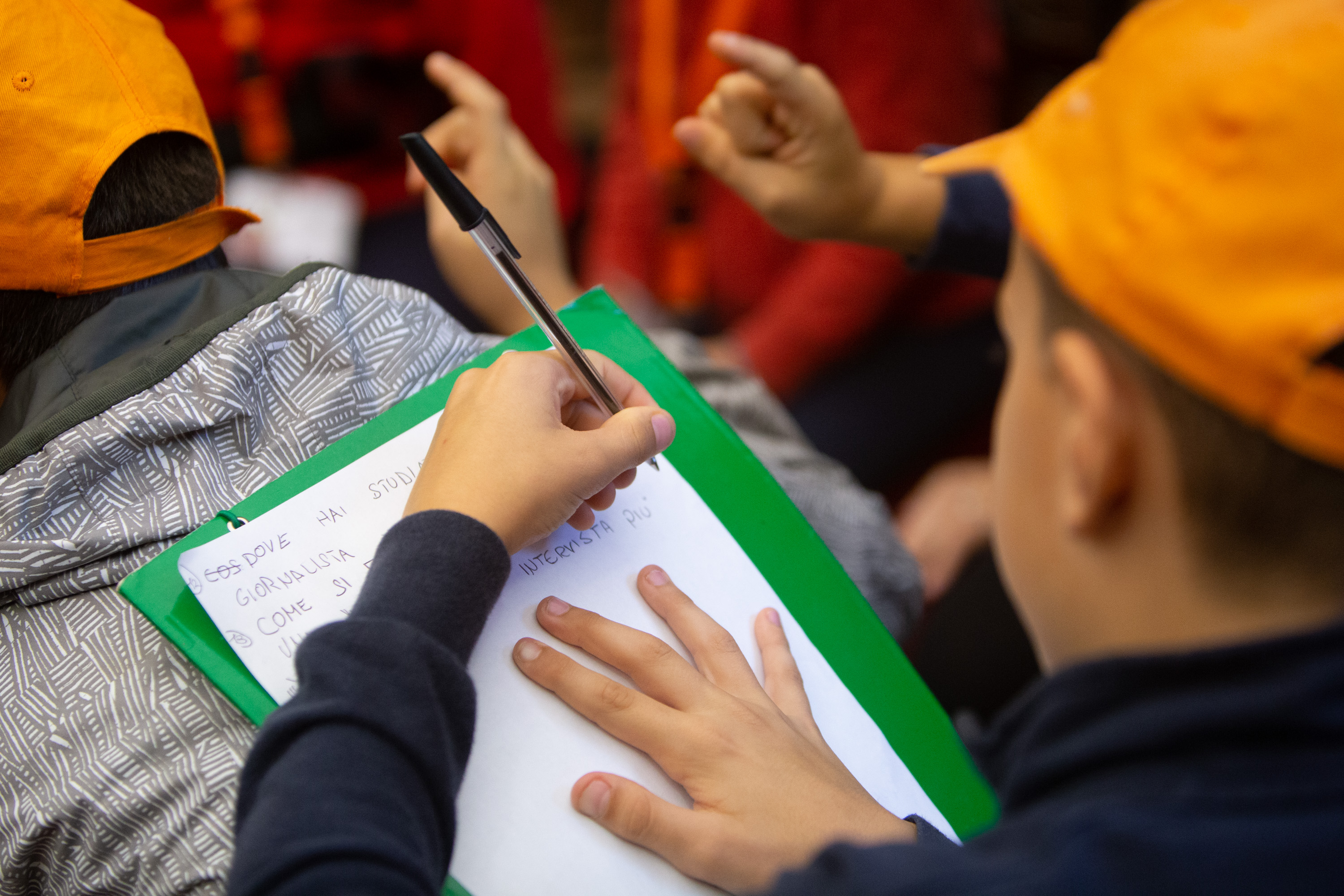 "Reporter per un giorno", Kids university 2019 - Archivio antico, Palazzo Bo, Università degli studi di Padova (foto: Andrea Signori)