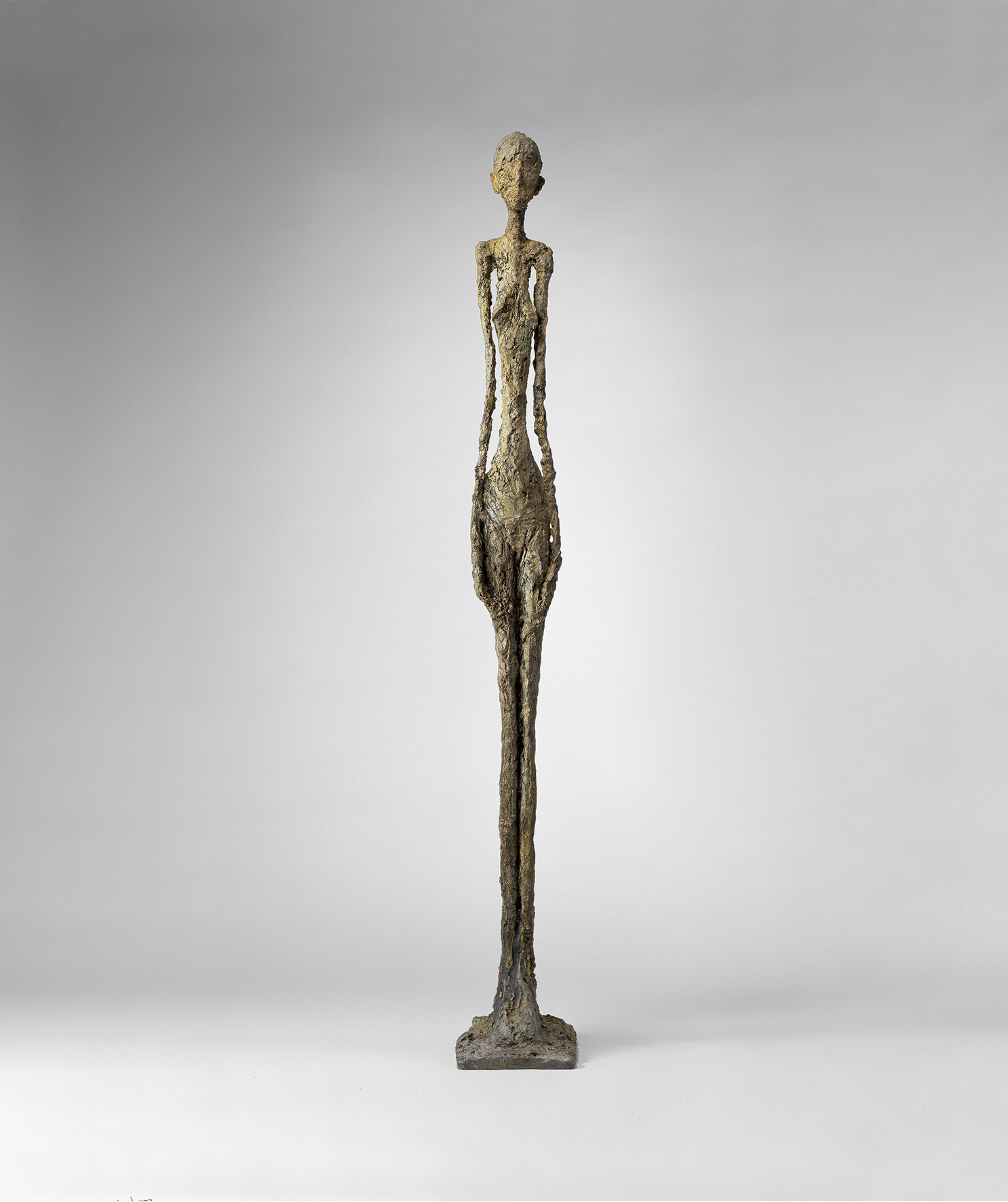 Alberto Giacometti, Femme debout, 1960, bronzo, cm 270 x 35 x 53. Saint-Paul-de-Vence, Fondation Marguerite et Aimé Maeght © Claude Germain - Archives Fondation Maeght (France) © Alberto Giacometti Estate / by SIAE in Italy 2019