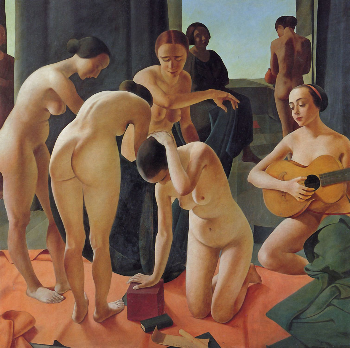 Felice Casorati, Concerto, 1924. RAI Direzione Generale di Torino