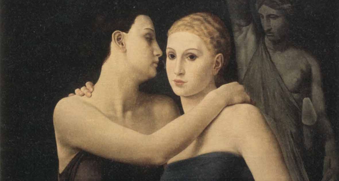 Ubaldo Oppi, Le amiche (1924), Collezione privata (courtesy Galleria dello Scudo Verona)