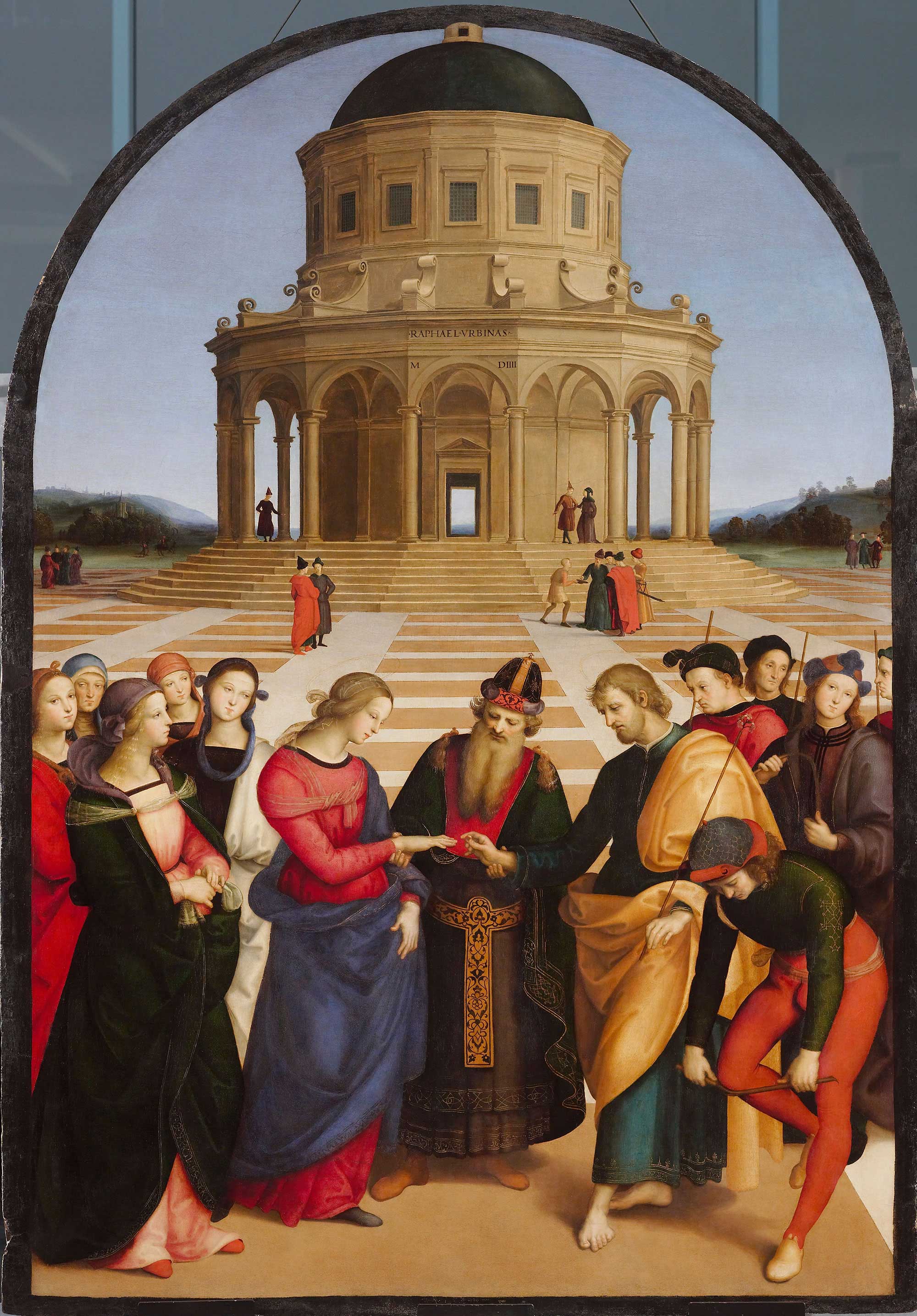 Sposalizio della Vergine, Raffaello 