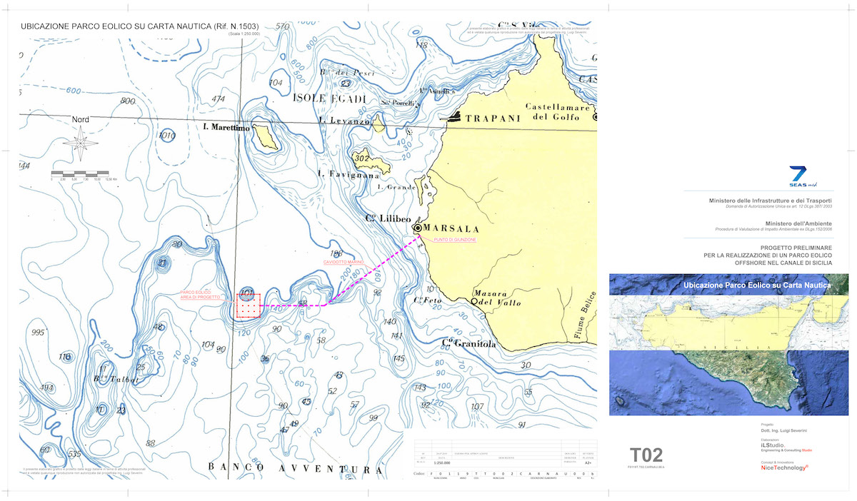 Localizzazione su carta nautica