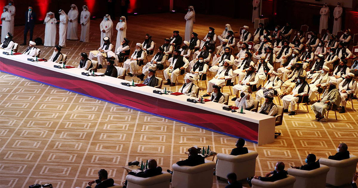 I colloqui in corso a Doha. Foto: Reuters