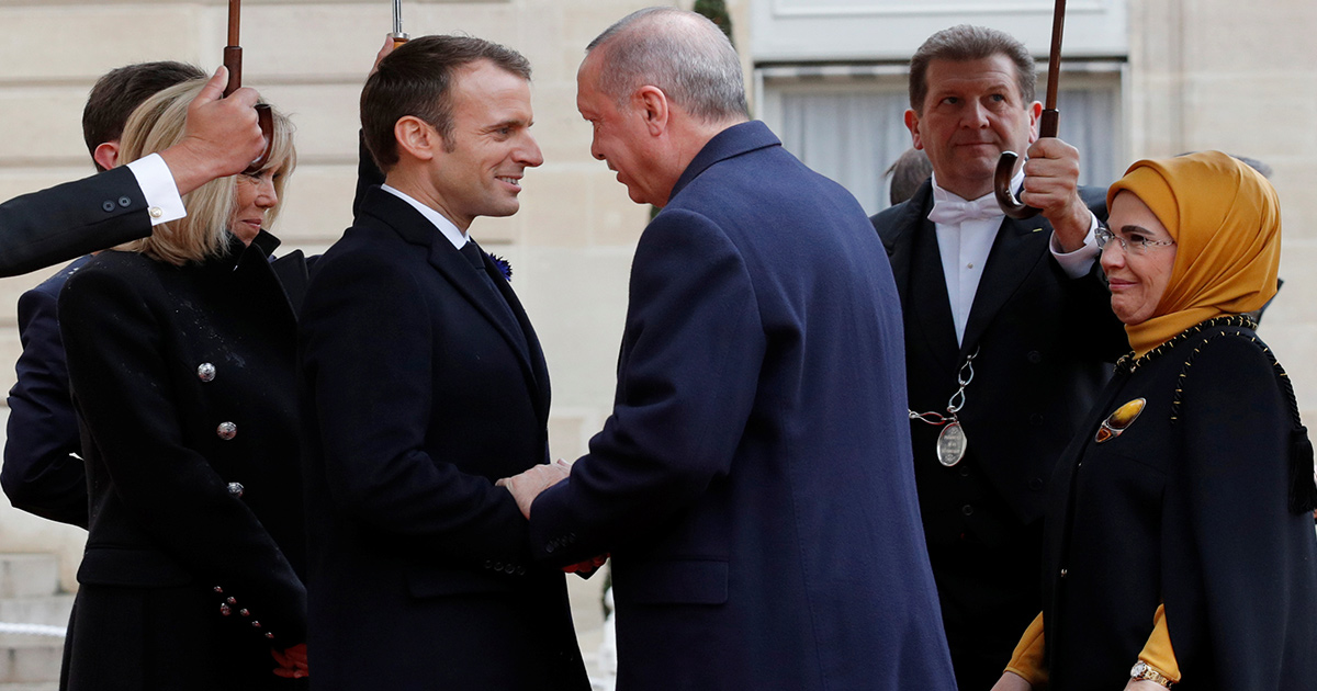 Macron e Erdogan