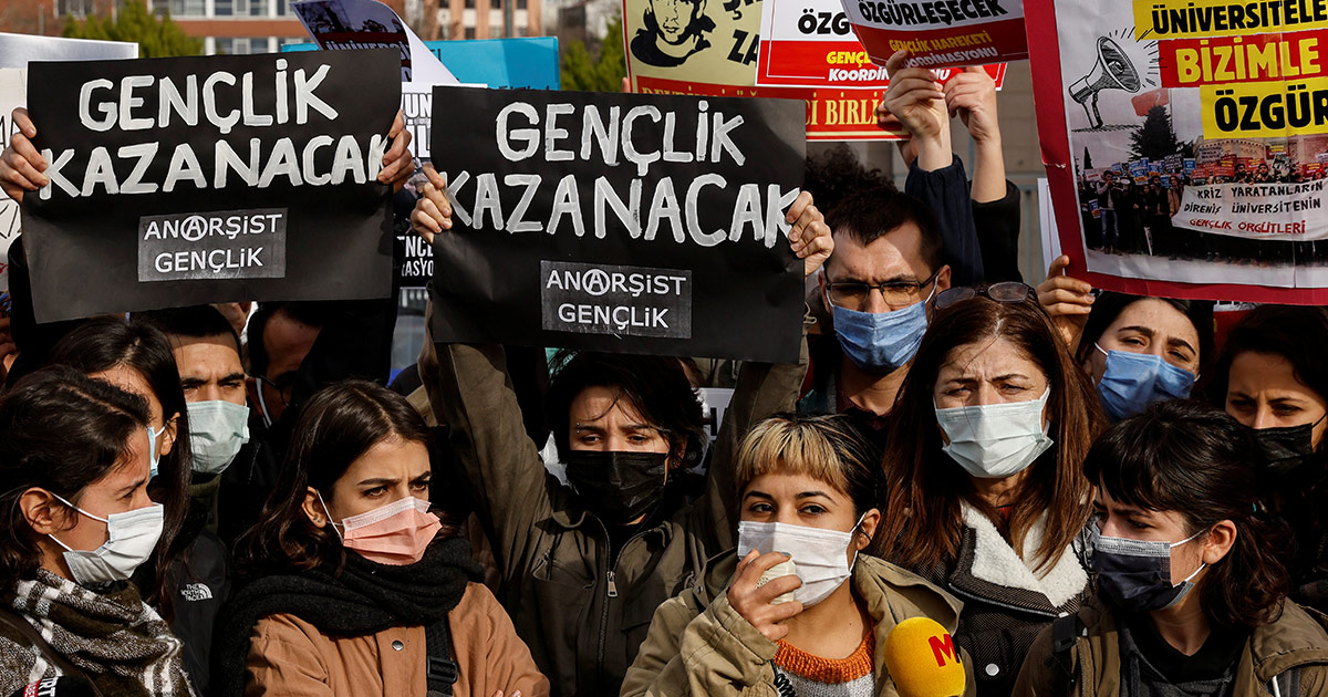 La protesta degli studenti dell'università di Boğaziçi