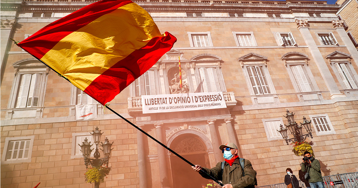 Proteste in Catalonia. Foto: Reuters