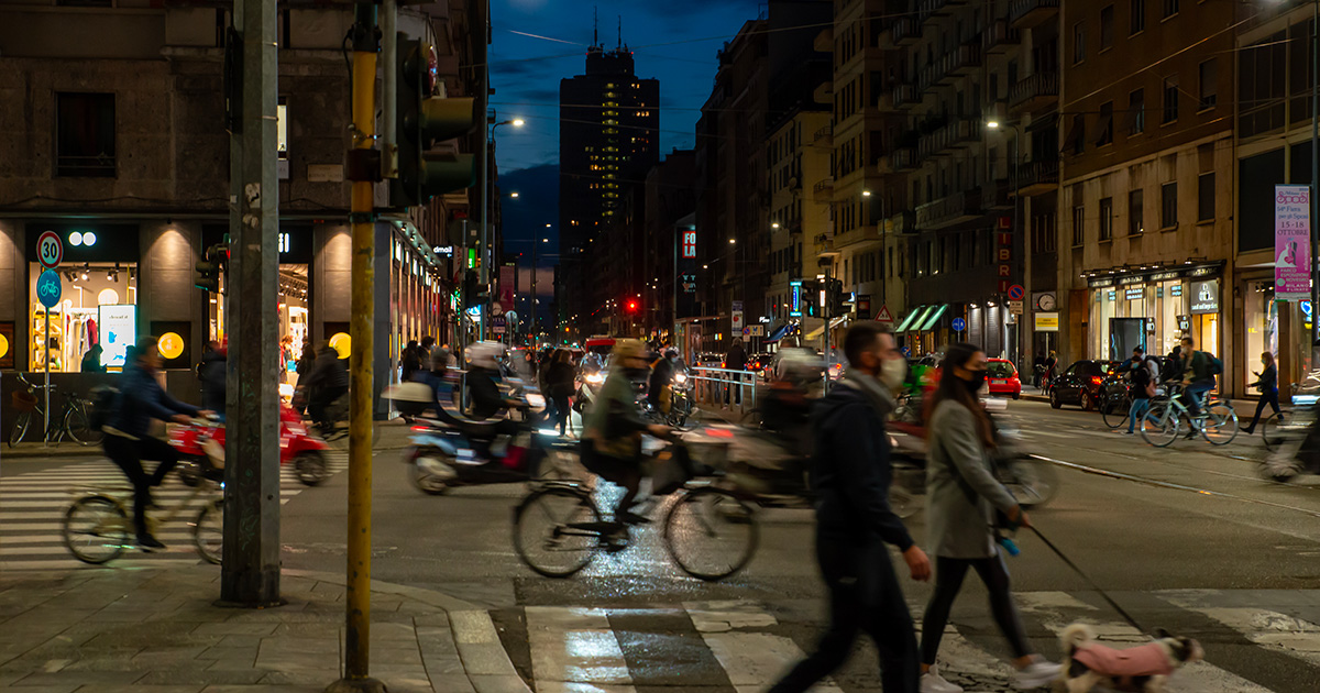 La città di Milano. Foto: Contrasto