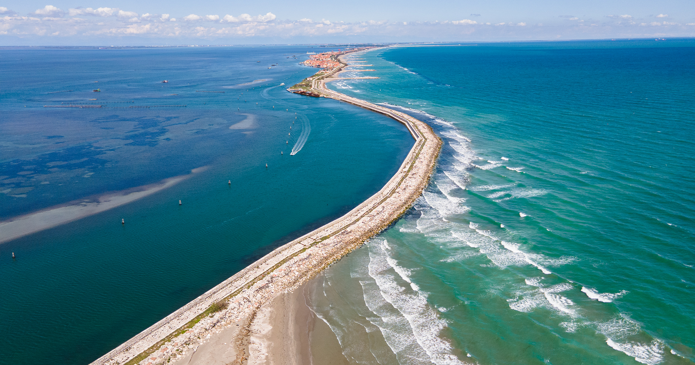 La laguna incontra il mare. Foto: Massimo Pistore