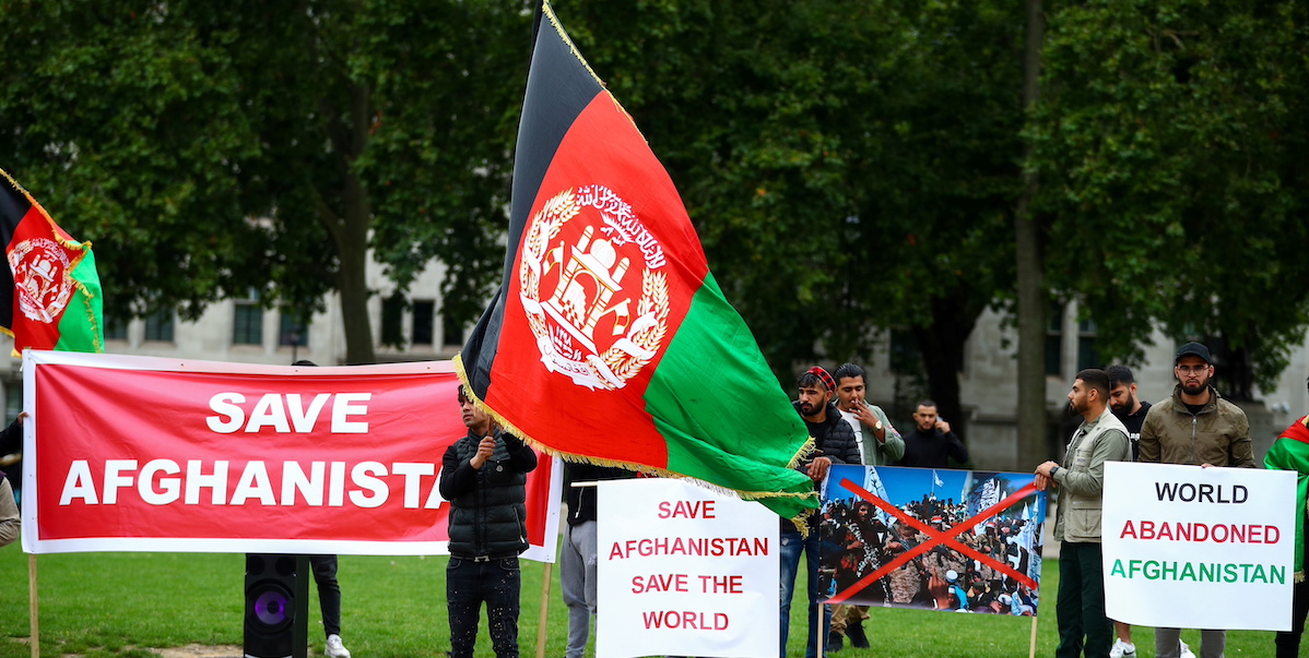 "Save Afghanistan" protest