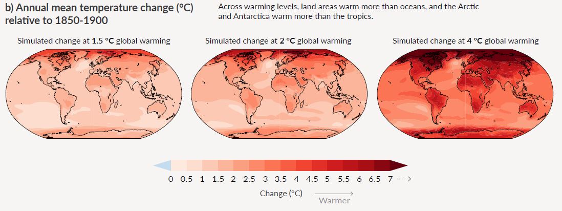 effetti regionali temperature