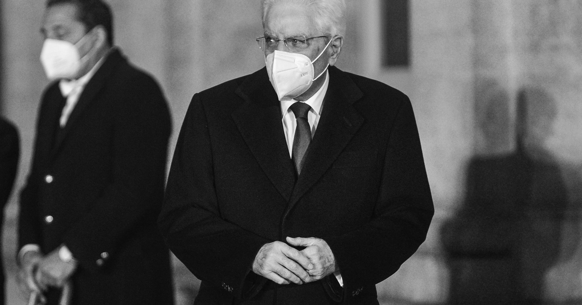 Il presidente della Repubblica Sergio Mattarella. Foto: Contrasto