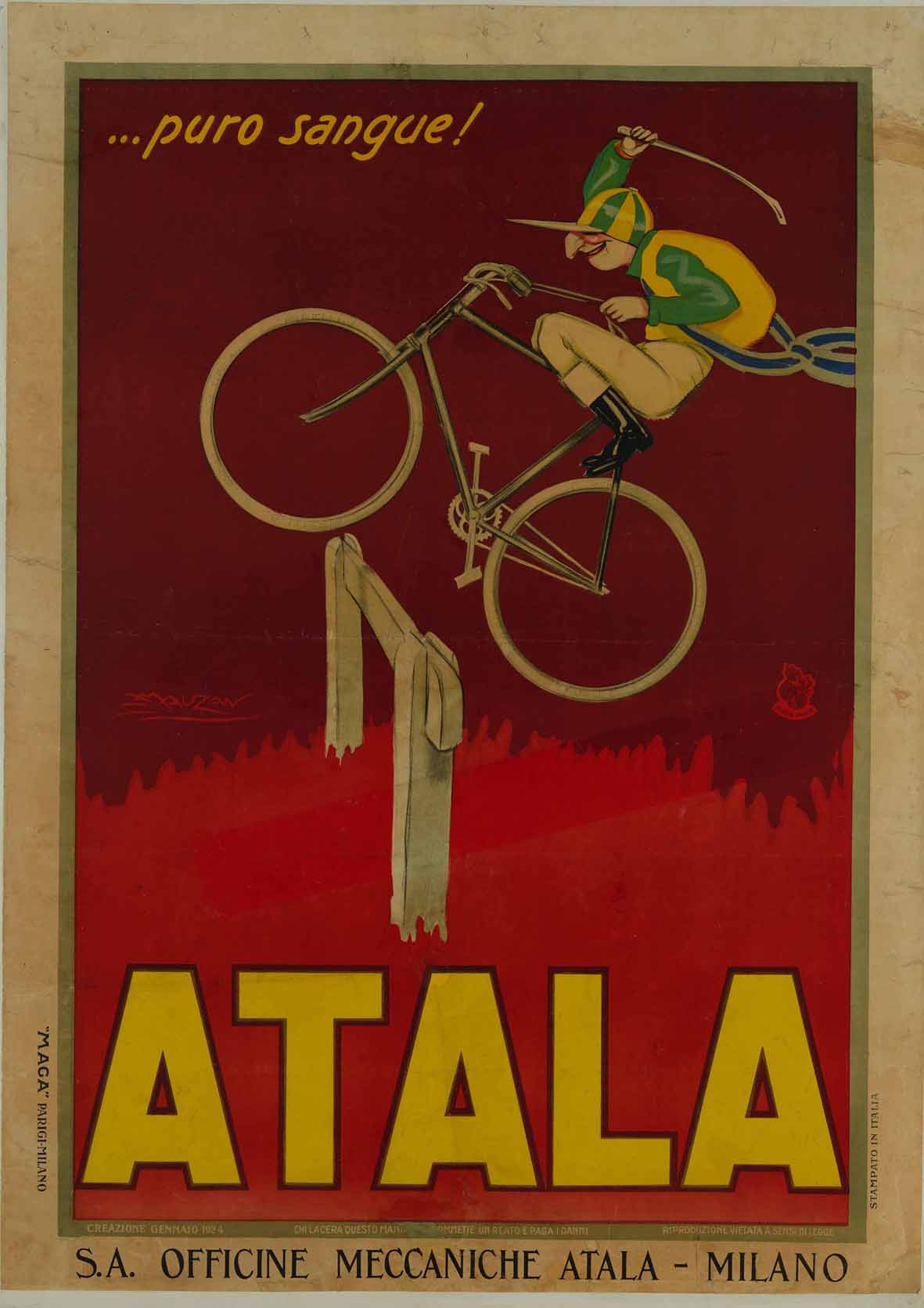 Achille Luciano Mauzan per MAGA, Atala, 1919-23