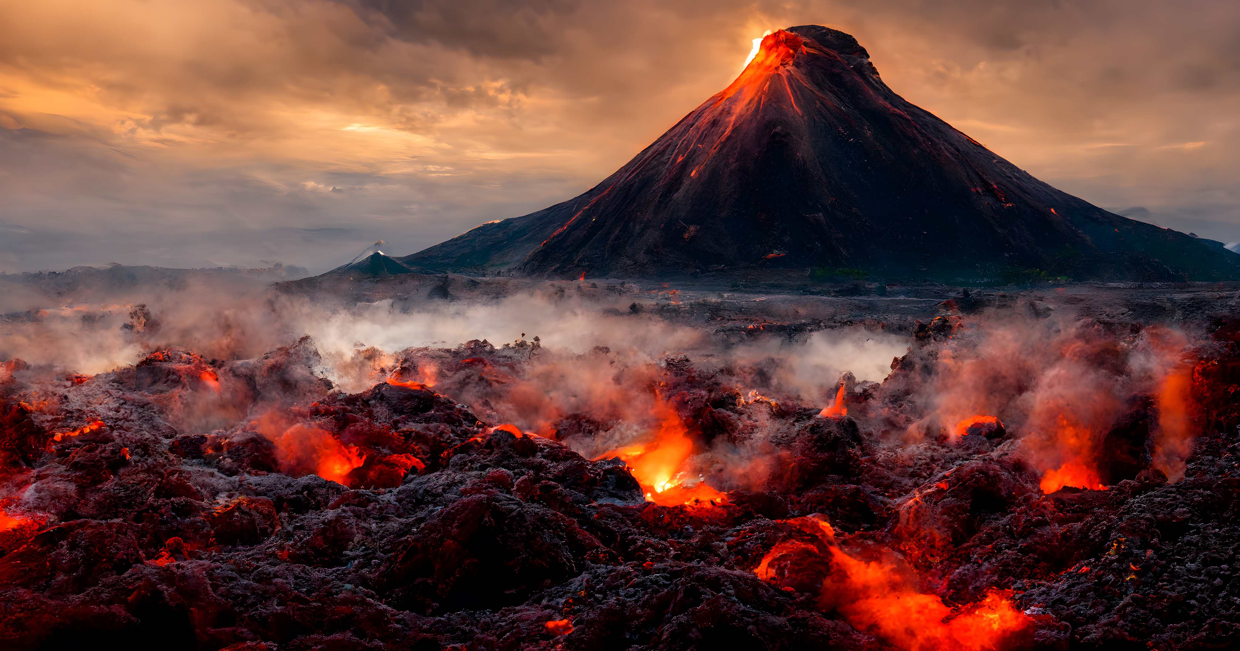 Eruzione vulcano