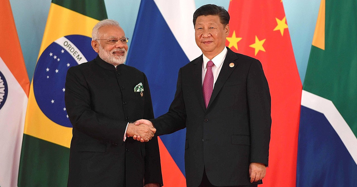 Narendra Modi e Xi Jinping