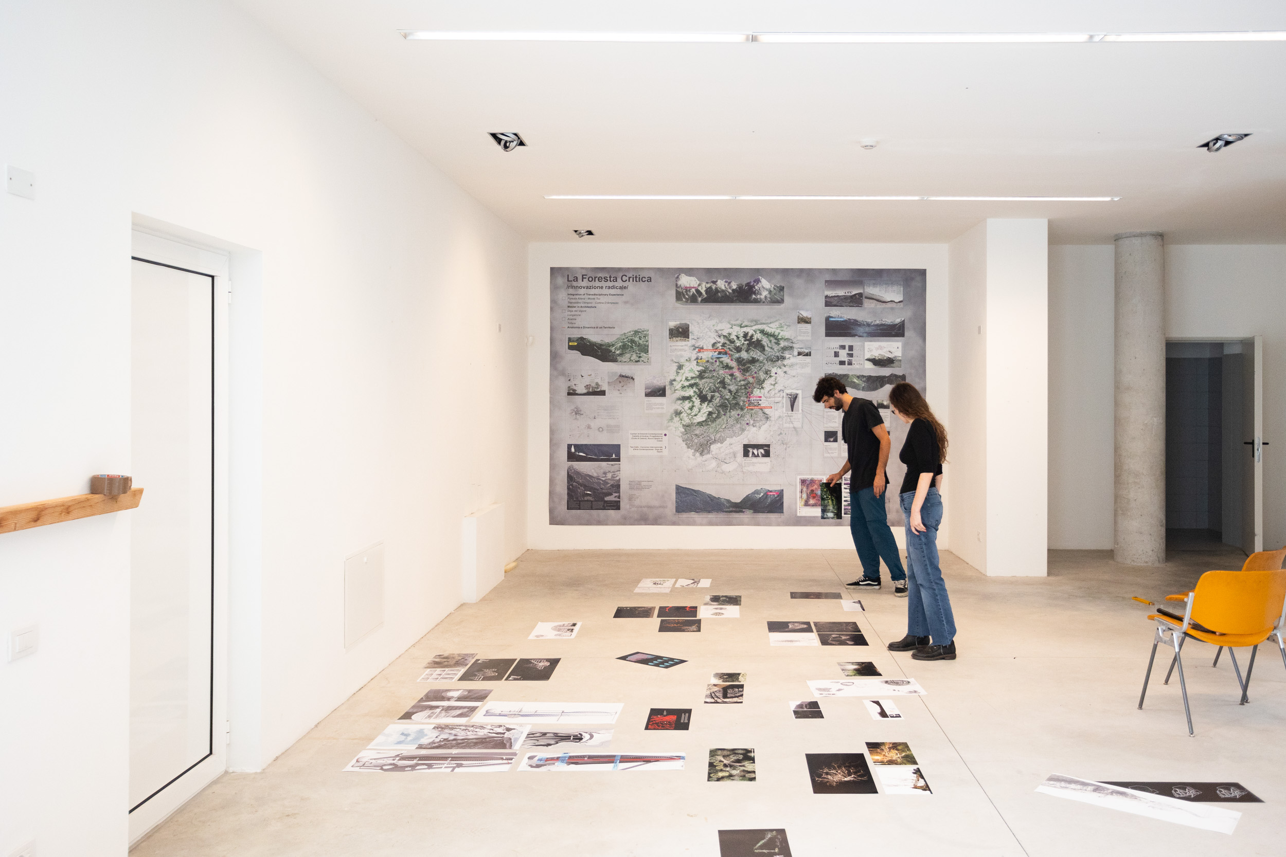 Nuovo spazio di Casso, l'ex scuola riaperta nel 2012 e gestita da Dolomiti contemporanee, foto: Massimo Pistore