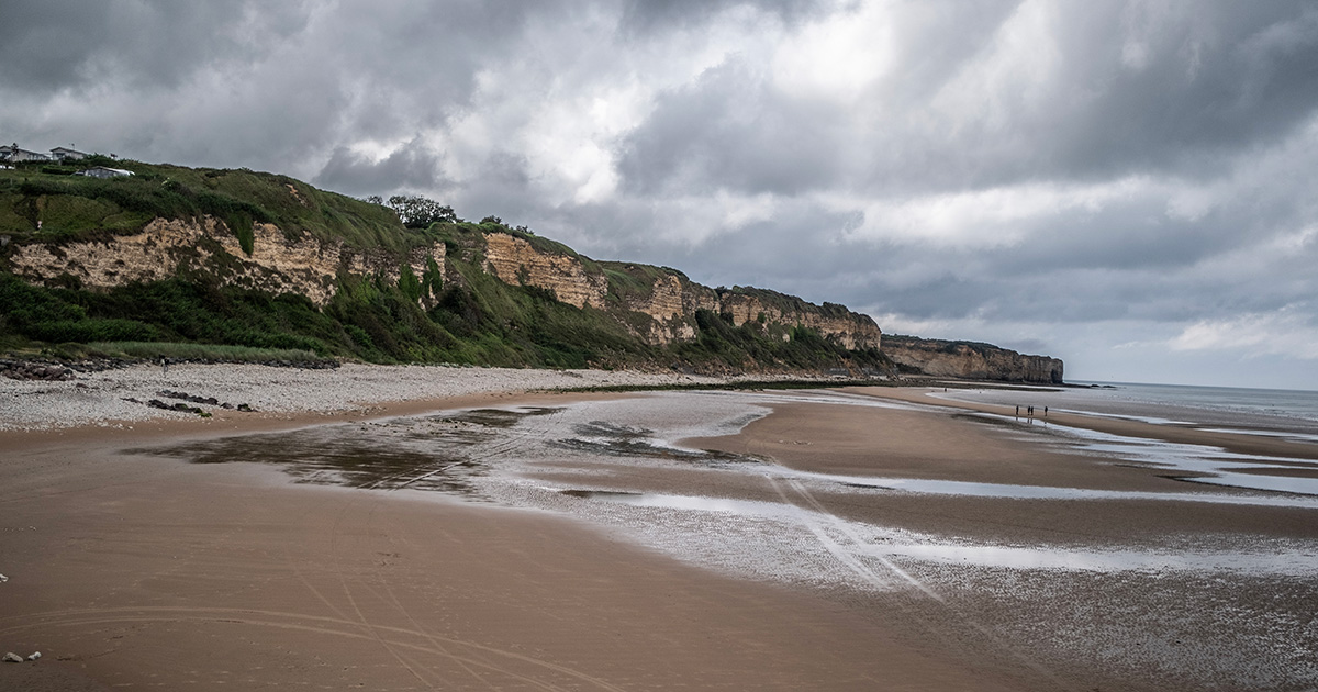 Omaha Beach: il nome in codice di una delle spiagge di sbarco delle truppe alleate nel D-Day. Foto: Contrasto