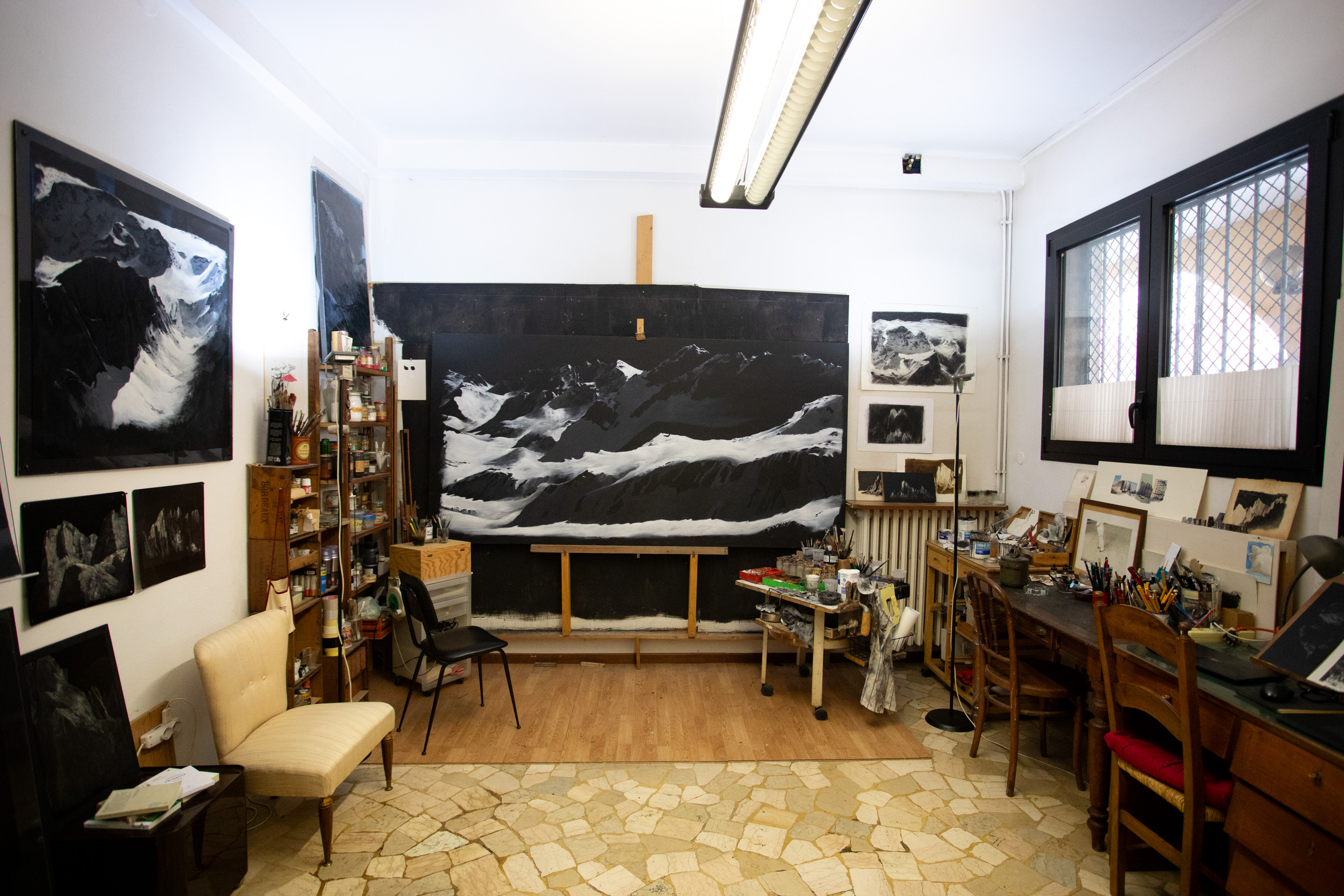 Bruno Lorini atelier - foto Massimo Pistore