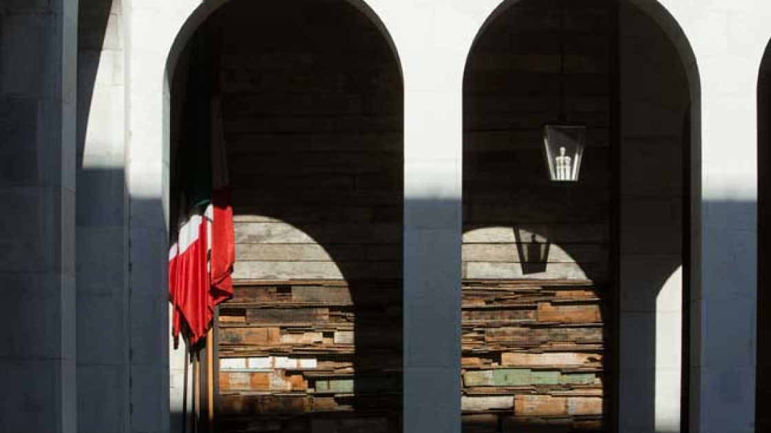 kounellis scultura palazzo bo