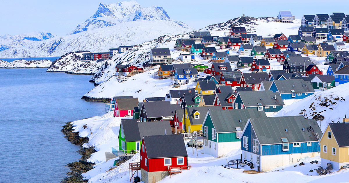 La città di Nuuk in Groenlandia. Foto: Shutterstock