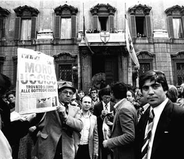 manifestazione uccisione moro