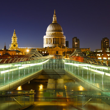 Il millennium "woobly" bridge di Londra