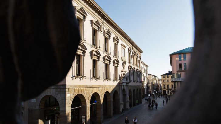 la facciata di Palazzo Bo