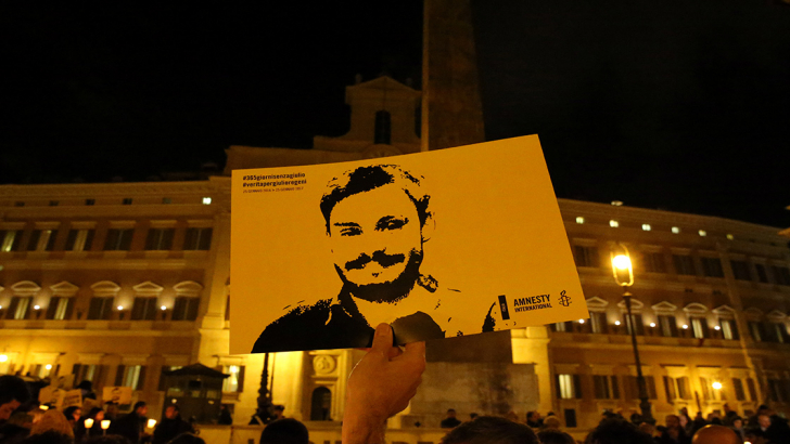 Manifestazione a Roma per Giulio Regeni