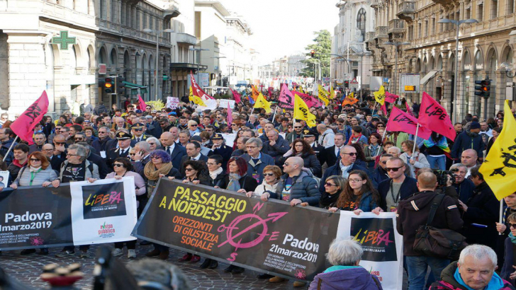 manifestazione a padova 21 marzo 2019