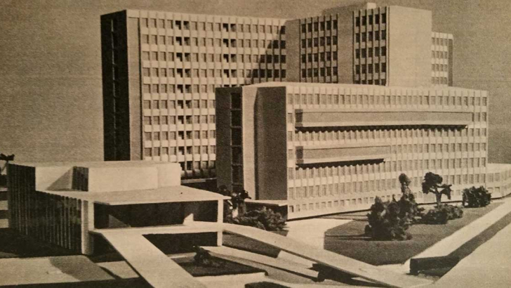 progetto nuovo ospedale, 1958