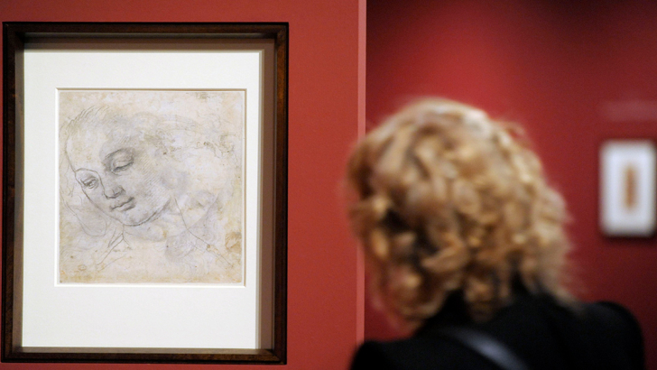 head of a woman, Verrocchio