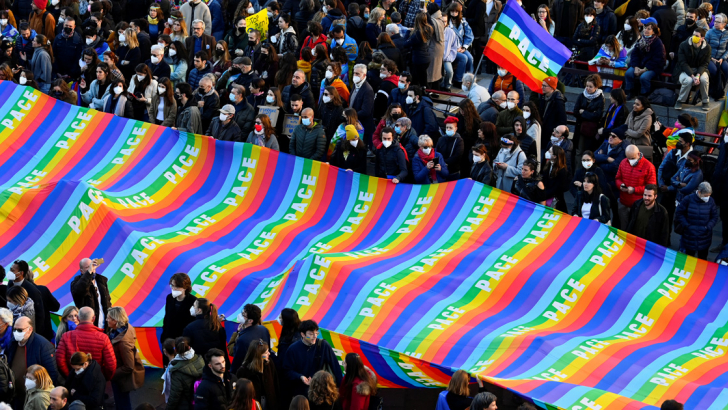 Manifestazione per la pace, Milano