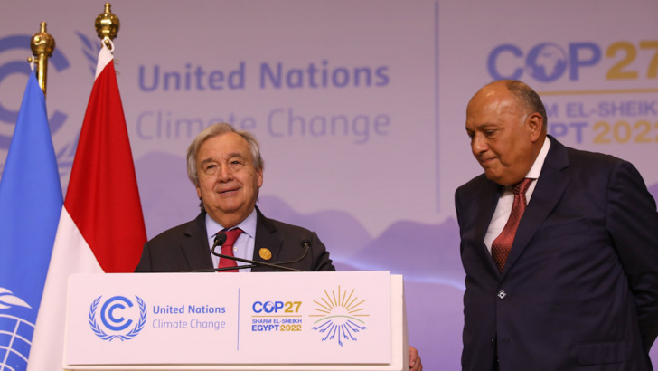 Cop27 Guterres Egitto