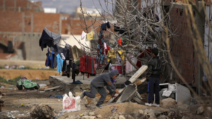 Impoverished Zhor neighborhood of Kasserine, Tunisia. Photo by Zohra Bensemra/Reuters