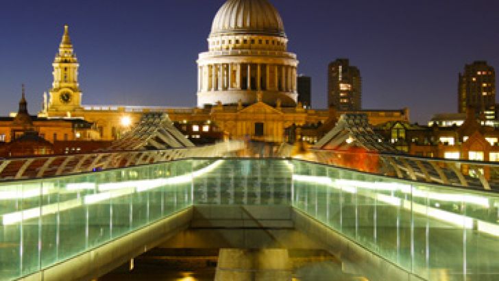 Il millennium "woobly" bridge di Londra